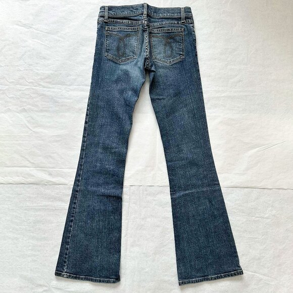 Juicy Couture low rise long bootcut jeans Sz 26 - Picture 2 of 6